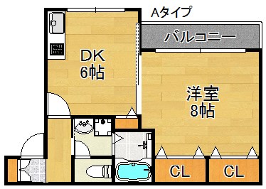 シャーメゾン住之江 間取り