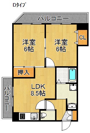 ラパンジール粉浜 間取り