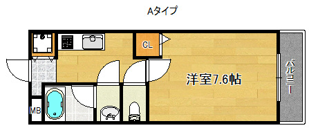 ラフィーネ住之江 間取り