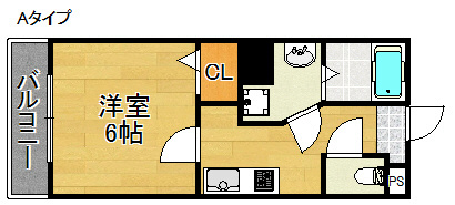 グランエクラ天下茶屋 間取り