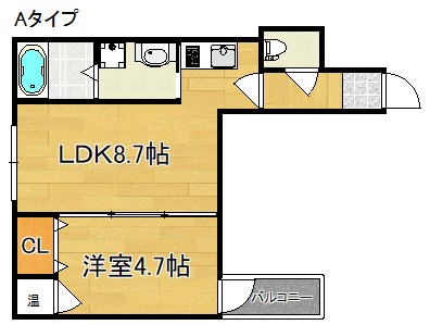 F asecia chart 間取り