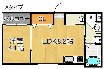 FDS BIJOU SUITESⅡ 間取り