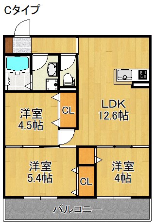 アプリーレⅡ 間取り