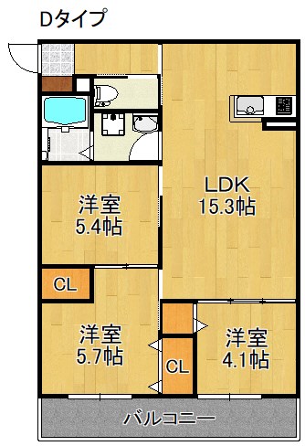 アプリーレⅡ 間取り