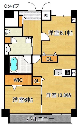 エベンエゼル住之江 間取り