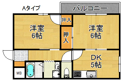 アネックス住ノ江 間取り