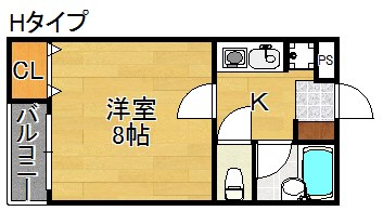 クラッシーフラット藤田ハイツ 間取り