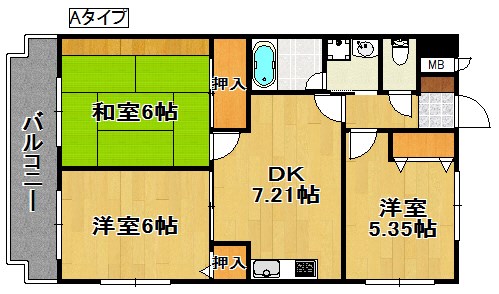 コーポ・エトワール 間取り