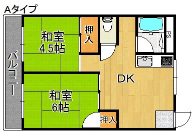 坂本マンションＶ 間取り