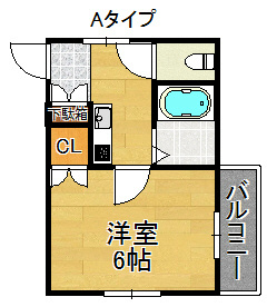 アドヴァン住之江 間取り
