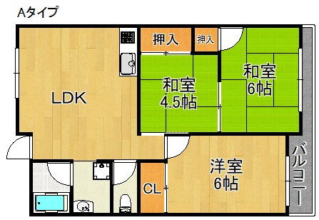 ハイツ富士 間取り