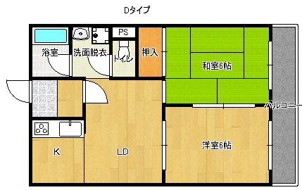 エスポワール住之江公園 間取り