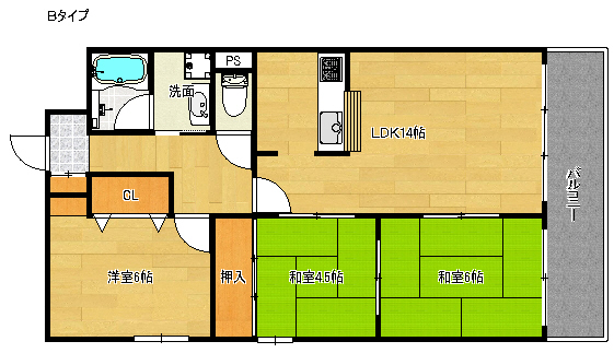 茶佐ビル 間取り