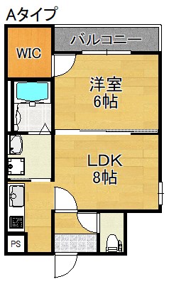 フジパレスsun eight１ 間取り