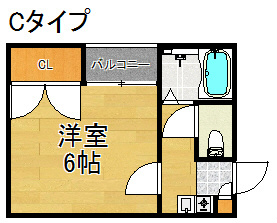 グランソシエ玉出Ⅲ 間取り