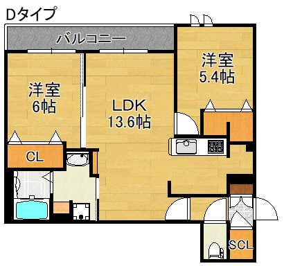 シャーメゾン千本 間取り